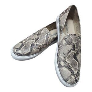Steve Madden Slip-on Snake Sneakers Sz 9.5M Women's Loafers Snakeskin Shoes
